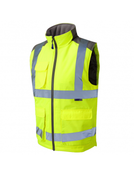 Hi vis clearance bodywarmer yellow