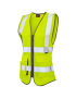 Leo Workwear - WL11 Lynmouth Class 1 Women's Superior Waistcoat - Yellow - 2020ppe