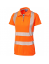 Leo Workwear - PL03 Pippacott Class 2 Coolviz Ultra Women's Polo Shirt - Orange - 2020ppe