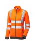 Leo Workwear - SSL03 Hollicombe Class 2 Women's Zipped Sweatshirt - Orange - 2020ppe