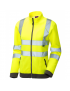 Leo Workwear - SSL03 Hollicombe Class 2 Women's Zipped Sweatshirt - Yellow - 2020ppe