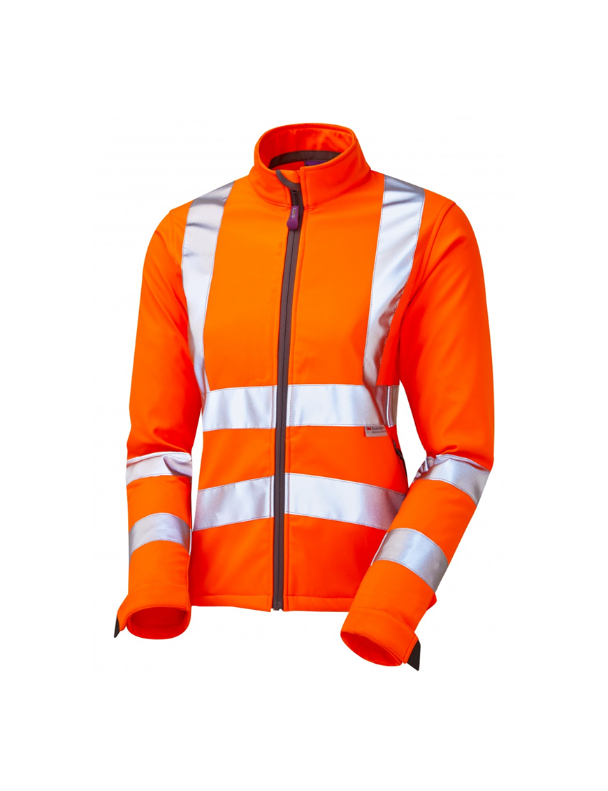 Leo Workwear - SJL01 Honeywell Class 2 Women's Softshell jacket - Orange - 2020ppe