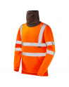 Leo Workwear - SS06 COMBESGATE Snood Sweatshirt - Orange - 2020ppe