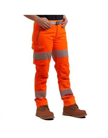 Portwest Hi-Vis Ballistic Trouser - Orange/Navy | The PPE Online Shop