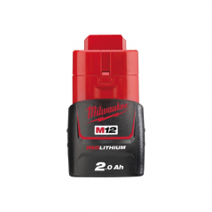 Milwaukee M12 B2 12V 2.0Ah Li-Ion Red Lithium Battery - 2020ppe