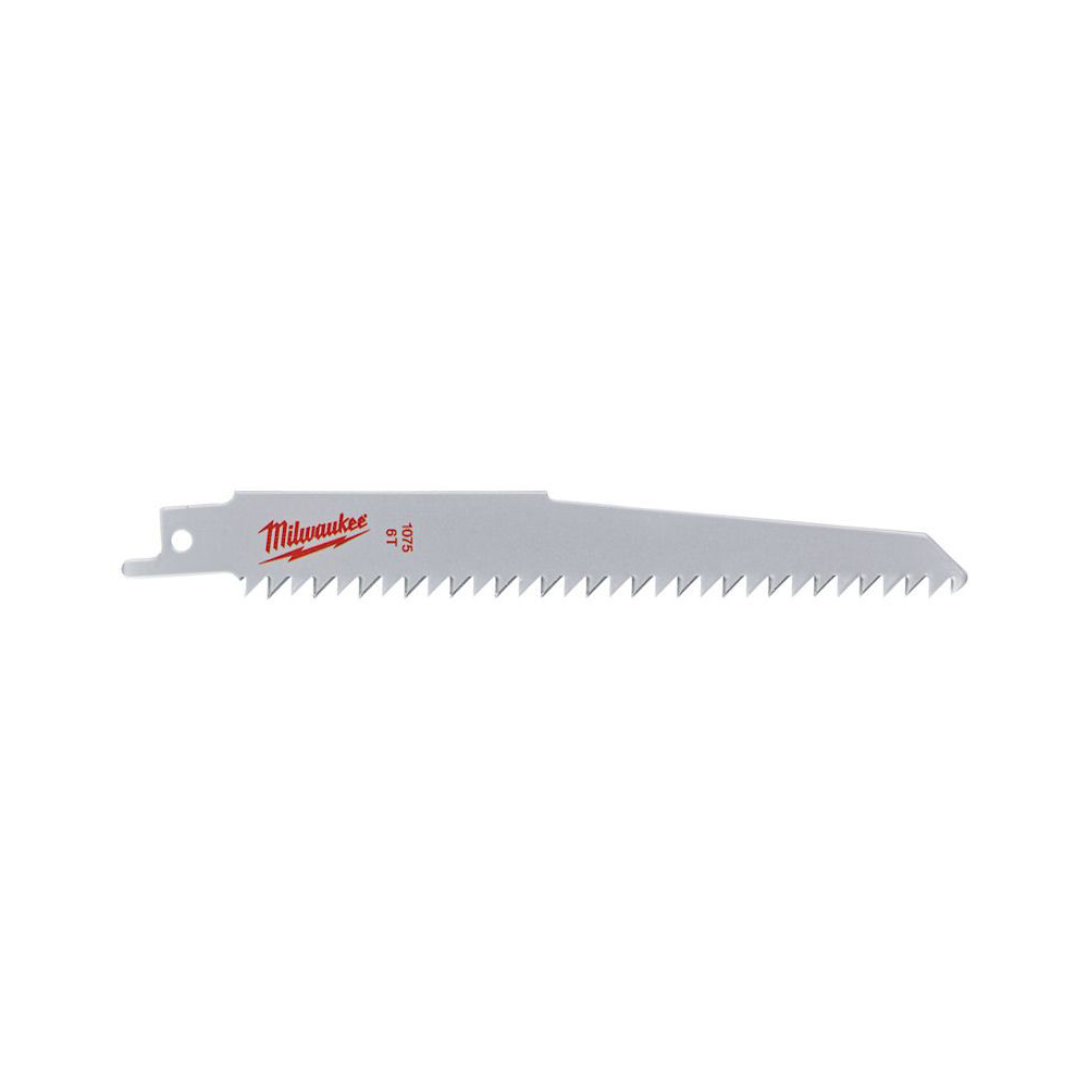 Milwaukee 48001075 150mm X 6TPI Reciprocating Sawzall Blades – 3 pack