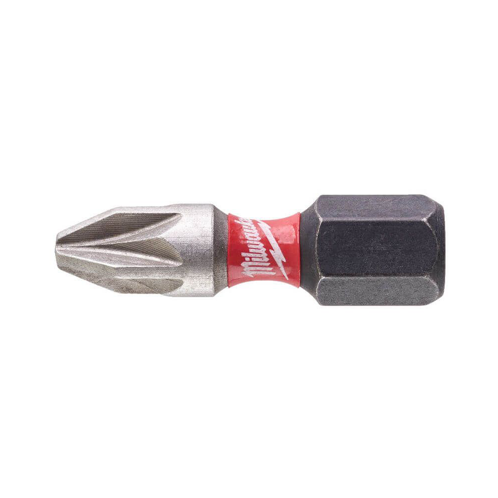 Milwaukee Screwdriver SHOCKWAVE™ Bits PZ2 25mm- Pack of 2  4932472040