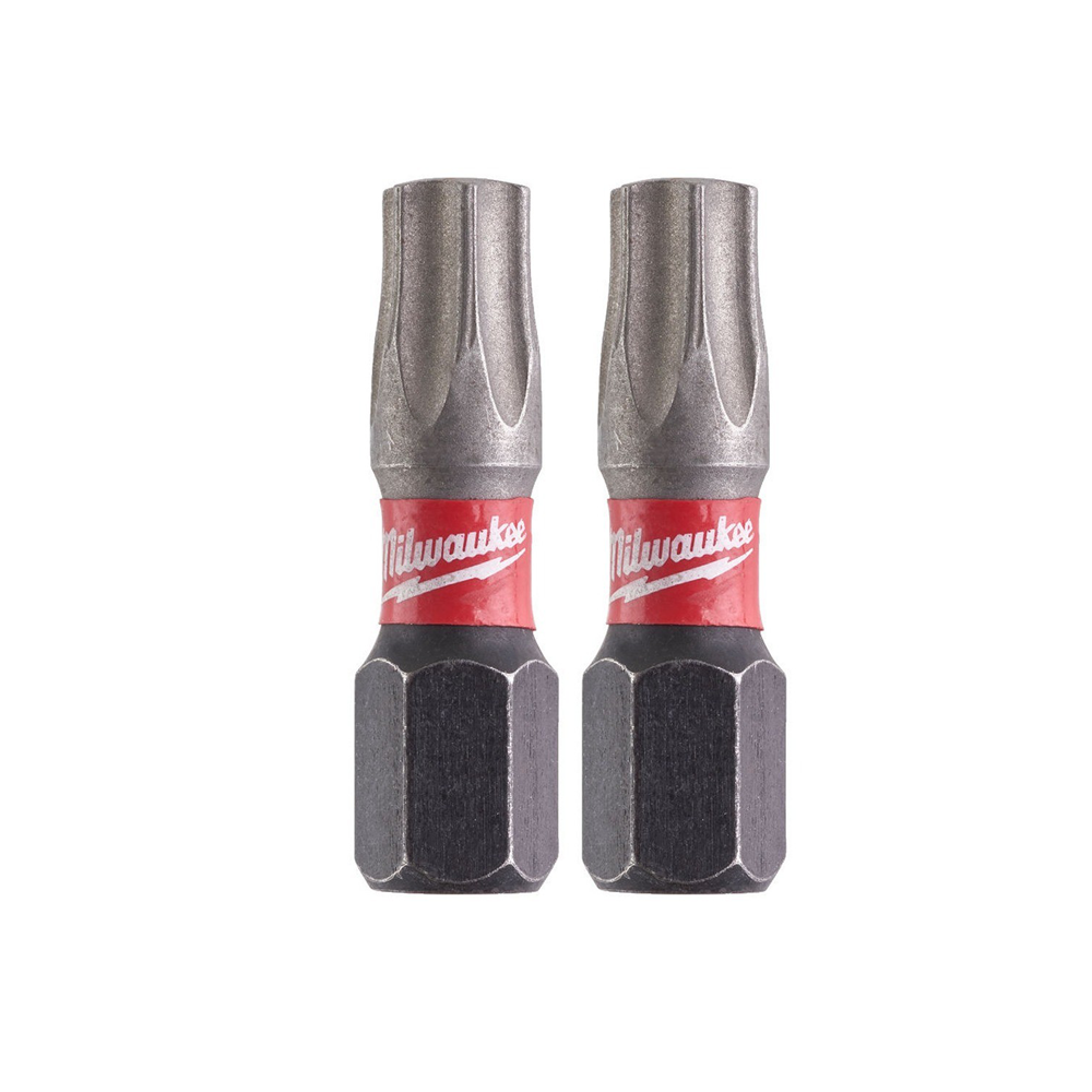 Milwaukee Screwdriver SHOCKWAVE™ Bits TX30 25mm-2pc 4932472046