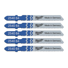 Milwaukee Jigsaw Blade 55mm x 2mm T118B - 5pc 4932254064