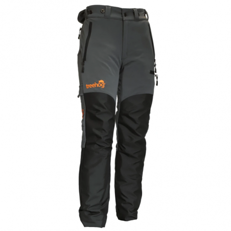 Treehog - TH1670 Class 1 Type C Chainsaw Trousers - Black Grey - 2020ppe