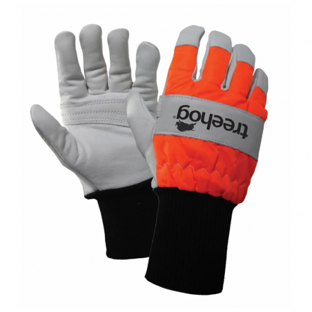 Treehog - TH040 Class 0 Chainsaw Gloves - Orange - 2020ppe