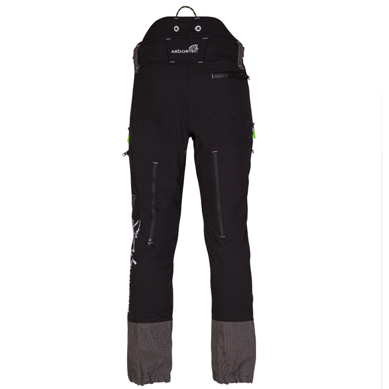 Arbortec - AT4070 Breatheflex Pro Class 1 Chainsaw Trousers Black - 2020ppe  Size S Color Black Leg Size Reg Leg