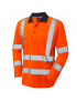 Leo Workwear - P05 Swimbridge Class 3 Comfort Sleeved Polo Shirt - Orange - 2020ppe