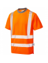 Leo Workwear - T03 Larkstone Class 2 Coolviz Plus T-Shirt - Orange - 2020ppe