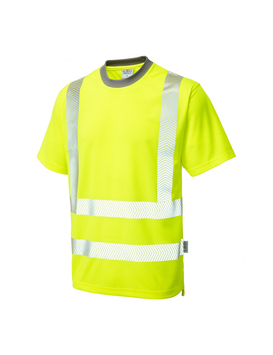 LARKSTONE Class 2 Coolviz Plus T-Shirt Yellow