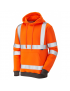 Leo Workwear - SS04 Goodleigh Class 3 Hooded Sweatshirt - Orange - 2020ppe
