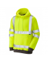 Leo Workwear - SS04 Goodleigh Class 3 Hooded Sweatshirt - Yellow - 2020ppe